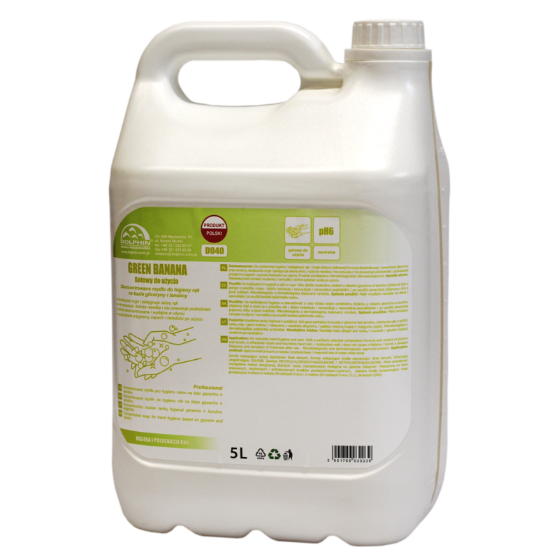 Mydło w płynie Green Banana, poj. 5 l Mydło w płynie Green Banana, poj. 5 l