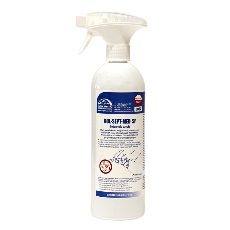 Płyn DOL-SEPT Med SF do dezynfekcji powierzchni, poj. 750 ml